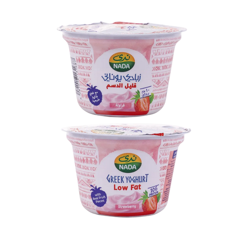 Nada Greek Yoghurt Low Fat Strawberry 160 G