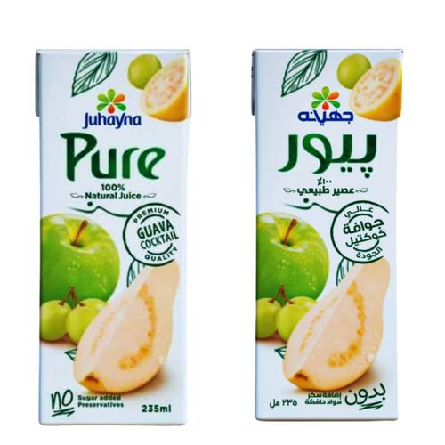 Juhayna Pure Guava Juice Without Added Sugar 235 ML