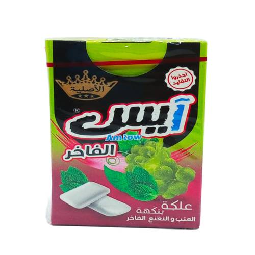 الاصليه ايس الفاخر  علكه العنب والنعناع 17 جرام