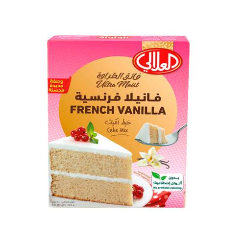 العلالي خليط كيك فانيليا فرنسية 500 جرام