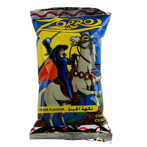 Zorro Corn Puffs With Cheese 25 G