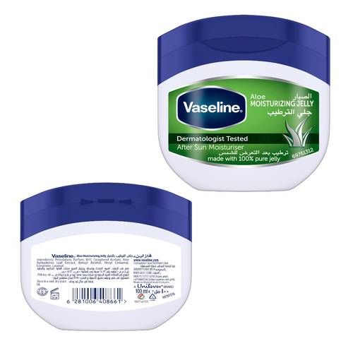 Vaseline Light Moisturizing Jelly with Aloe Vera for Skin Refreshing 100 Ml
