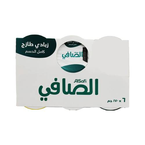 Al Safi Full Fat Yogurt 170 G 6 PC