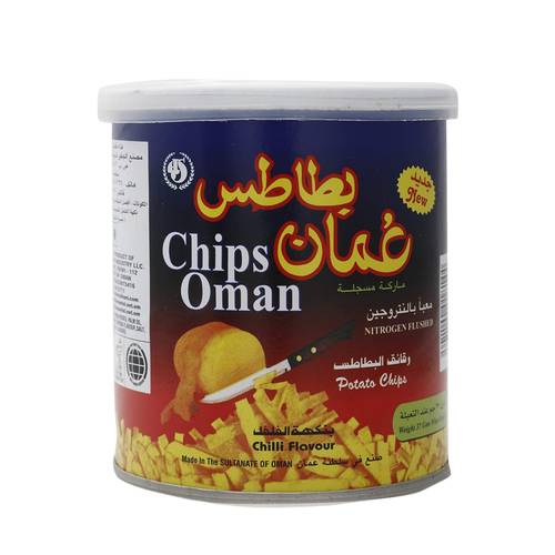 Oman Potato Chips Chili Flavor 37 G