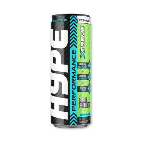 Hype Xtreme Sparkling Energy Drink Apple & Blueberry 330 ML