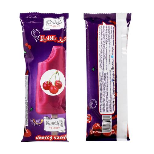 Kwality Ice Cream Cherry Vanilla Fruity 60 ML