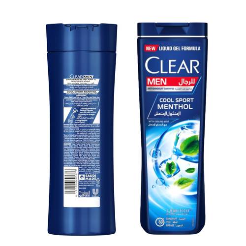 Clear Men Refreshing Shampoo With Menthol  190 ML
