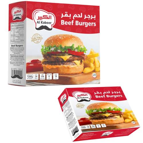 Al Kabeer 24 Beef Burgers 1.2 Kg