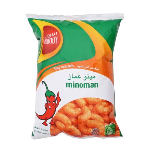  Mino Oman Pepper Flavored Corn Puffs 70 G