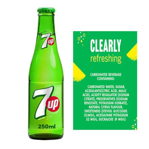 7Up Soft Drink Glass 250 ML