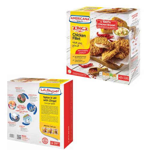Americana Zings Chicken Fillet 420 G