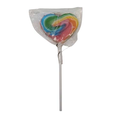 Rosie Heart-Shaped Fruit Lollipops 15 G