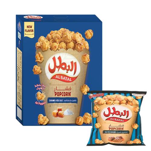 Al Batal  Popcorn Caramel with Sea Salt 15*23 G