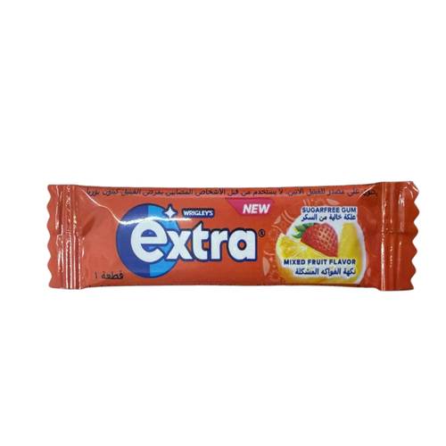 Extra Strawberry Flavored Sugar-Free fruit Gum 1 PC * 1.7 G