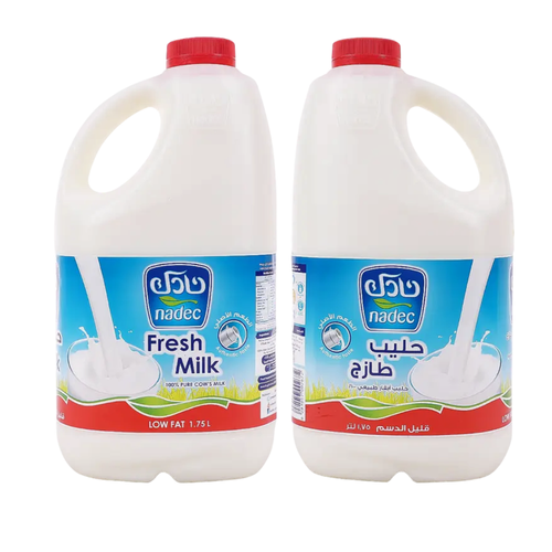 نادك حليب طازج قليل الدسم  1.75 لتر