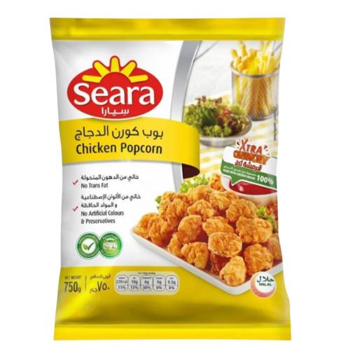 سيارا بوب كورن دجاج مجمد 750 جرام