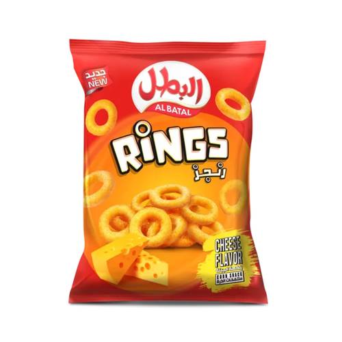 Al Batal Rings Cheese Flavor 15 G