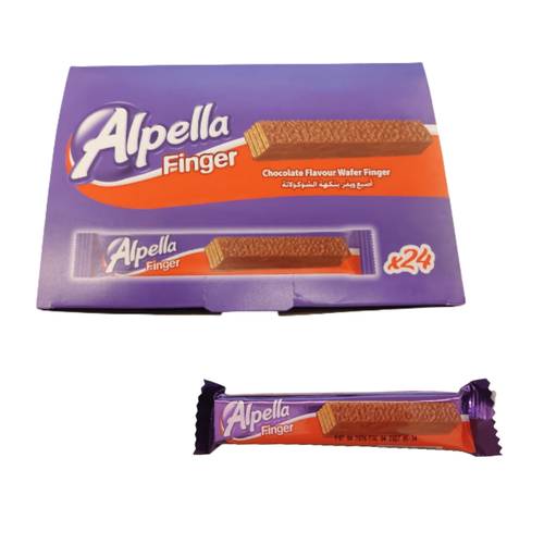 Albella Wafer Finger Chocolate Flavored  24 * 12 G