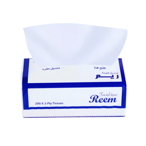 ريم مناديل الوجه 200 منديل 