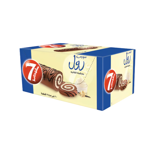  7Days Roll With Vanilla Filling, 20 G x 12 PC