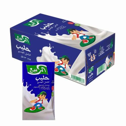 الربيع حليب كامل الدسم 18 * 125 مل