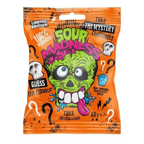  Sur Madness Mystery Sour Candy Skulls 60 G