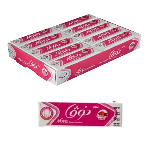 Nova Fruit Flavored Sugar-Free Chewing Gum 20 * 230 G
