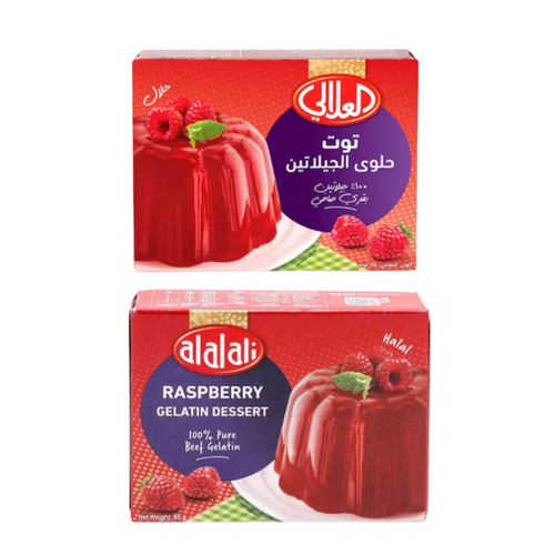 العلالي جيلاتين التوت البري 85 جرام