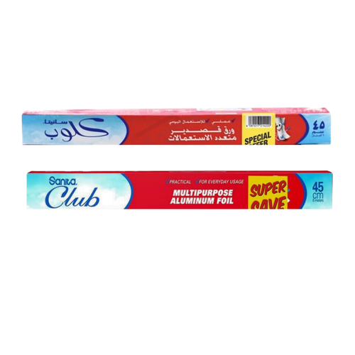 سانتيتا كلوب ورق قصدير  45 سم × 6 متر