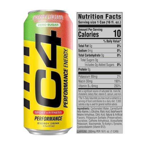 C4 Energy Drink Cherry Lemon 500 ML