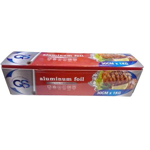 QS Roll Tin Foil Small 30 CM 1000 G