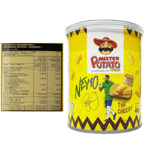 Mister Potato Chips Cheese Flavor Potato 35 G
