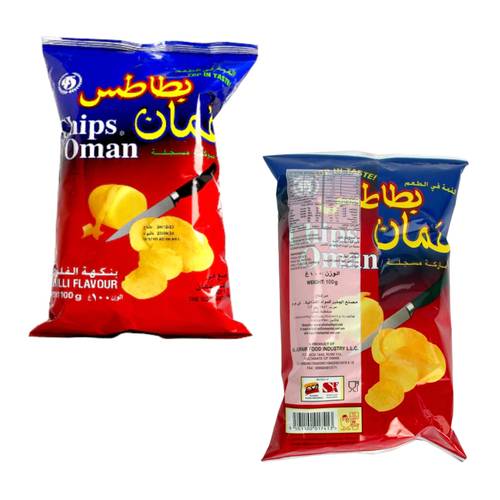 عمان بطاطس بنكهة الفلفل 100 جرام