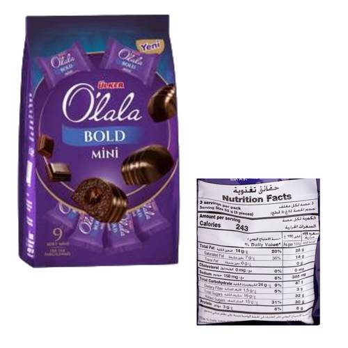 Ulker Olala Bold Mini Chocolate 156 G