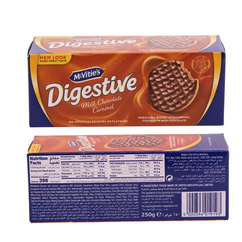 McVitie's Digestive Chocolate & Caramel 250 G 