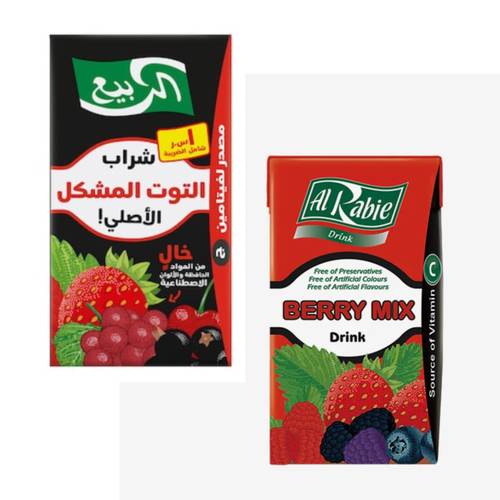 الربيع عصير التوت المشكل 125 مل