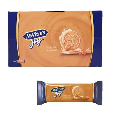 McVitie's Joy Toffee Caramel Biscuits 6 * 42 G