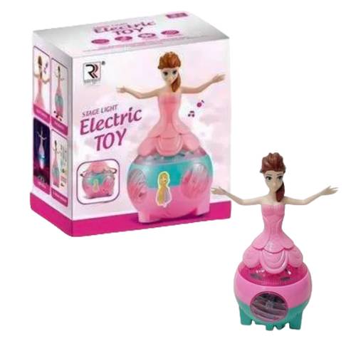 Electric Toy Light-Up Dancer for Children in the Shape of a Princess