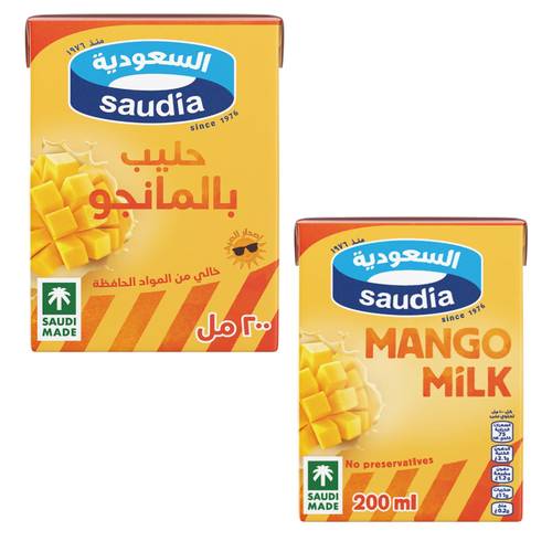 السعوديه حليب المانجو 200 مل
