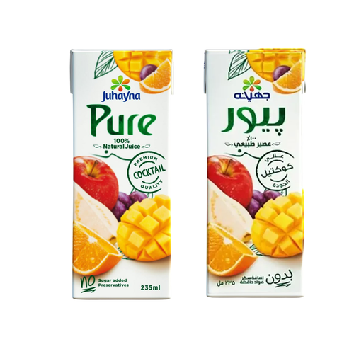 Juhayna Pure Sugar Free Cocktail Juice 235 ML