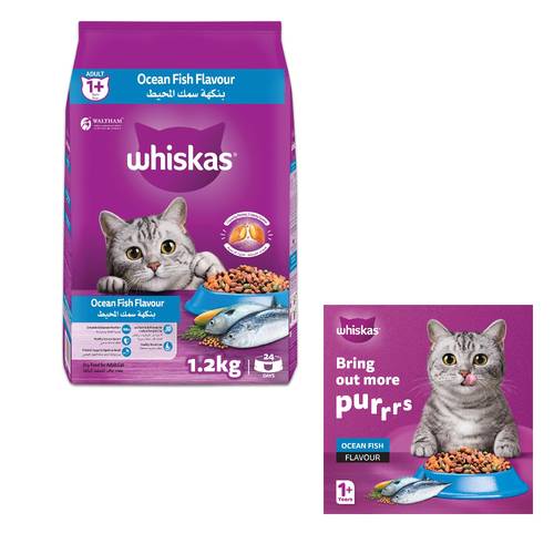Whiskas Ocean Fish Cat Food - 1.2 K
