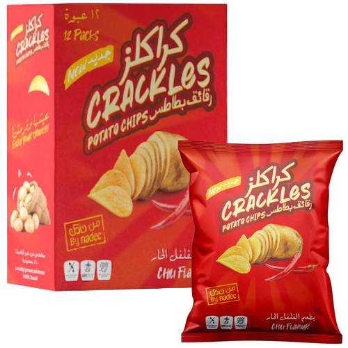  Crackles Chili Potato 12 x 21 G