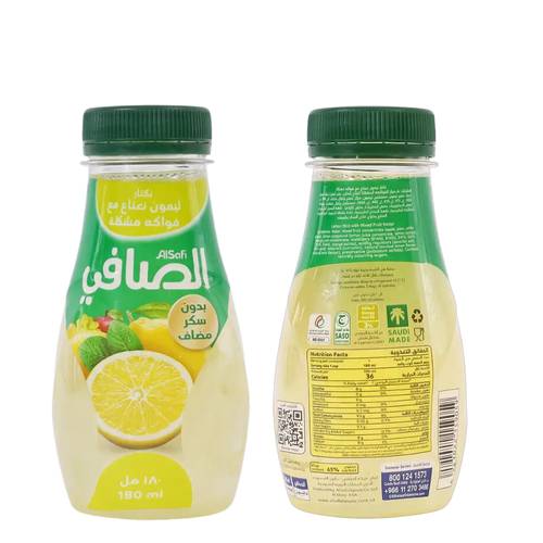 الصافي نكتار ليمون و نعناع مع الفواكه المشكلة 180 مل