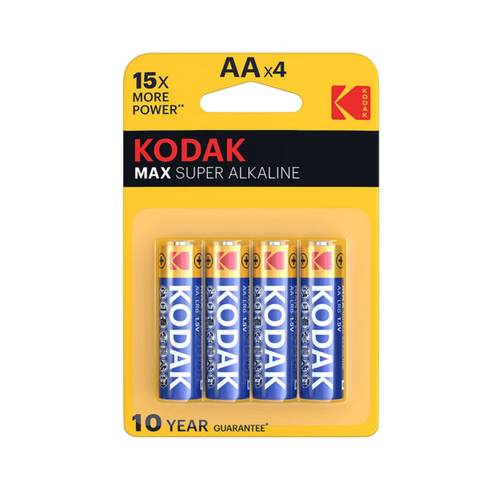 Kodak Mix Super Alkaline AA Batteries, 4 Count