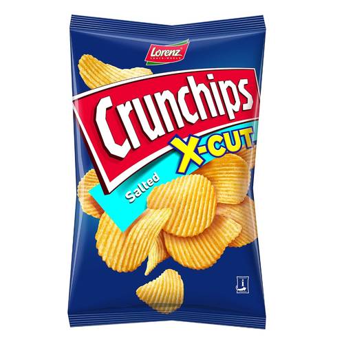 Lorenz Crunchips X-Cut Salted 130 G