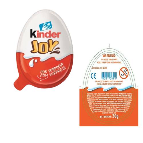 Kinder Joy Chocolate Egg With Surprise 20 G