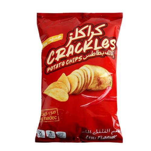 كراكلز رقائق بطاطس بطعم الفلفل الحار 155 جرام