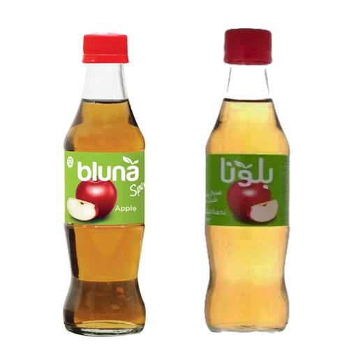 Jimmy Bluna Apple Flavored Soda 250 ML