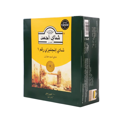  احمد تي شاي الفطور الانجليزي  رقم 1 *100 كيس