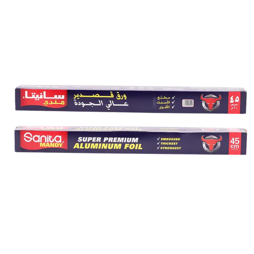 سانيتا مندي ورق المنيوم عالي الجودة 45 سم * 1 متر